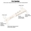 Chain Wear Indicator, 3 in 1 Stainless Steel Bicycle Chain