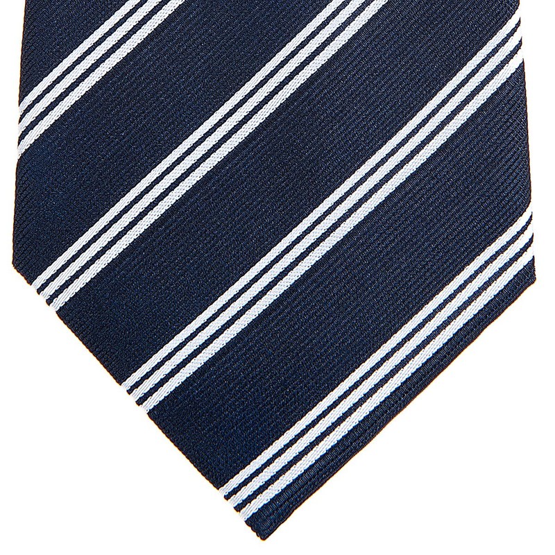 Retreez elegante Preppy rayas woven 8 cm de microfibra de
