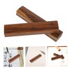 Operitacx Pack of 2 Bamboo Calligraphy Ruler Table Paperweight Chinese