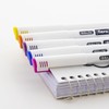 BAZIC Products Fiero Fiber Tip Pen, Fineliner Pens 0.4mm Red