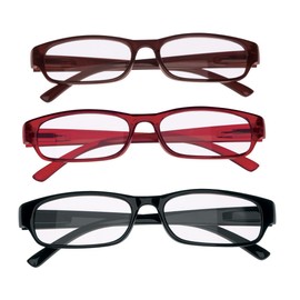 EasyComforts Bifocal Reading Glasses, Set of 3 - Magnification 3.50X