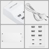 10 Port USB Charger, 50 W 5 V USB Charger