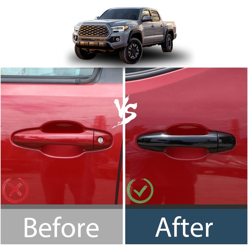Lcojicep ABS Exterior Door Handle Protector Trim Frame Cover Compatible