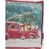 Christmas house Set of 2 Tapestry Kitchen Placemats,13x1