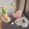 Xidmold 2Pcs Heart Vase Resin Molds, Plant Propagation Station Resin