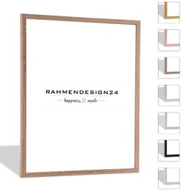 Rahmendesign24 Nero Picture Frame, 20 x 30 cm, Sonoma Oak Photo Frame, Removable Frame, Poster Frame, Puzzle Frame, Slim Picture Frame