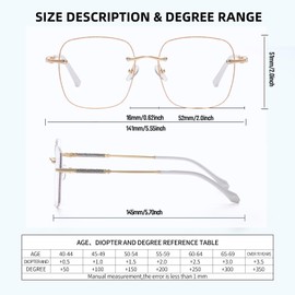 KAEOISFU Übergroße Stilvolle Lesebrille für Damen, Glänzende Rahmen Anti-Blaulicht-Lesebrille, Mode designer Schutz Lesegerät, Blendschutz Brille