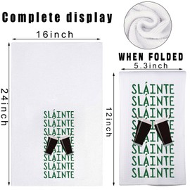 MYSOMY Irish Sláinte Kitchen Towel Irish Blessing Dish Towel Sláinte Irish Cheers Gifts Slainte Irish Cheers Towel (Sláinte uk1)