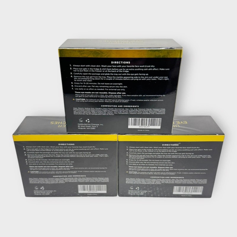 Dermora Under Eye Patches Eye Mask Golden-Glow Puffy Eyes Dark