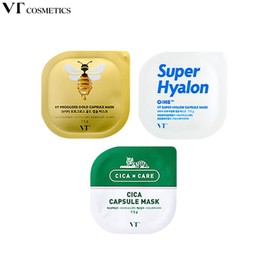 VT Capsule Mask 7.5g*3ea, Type:Cica