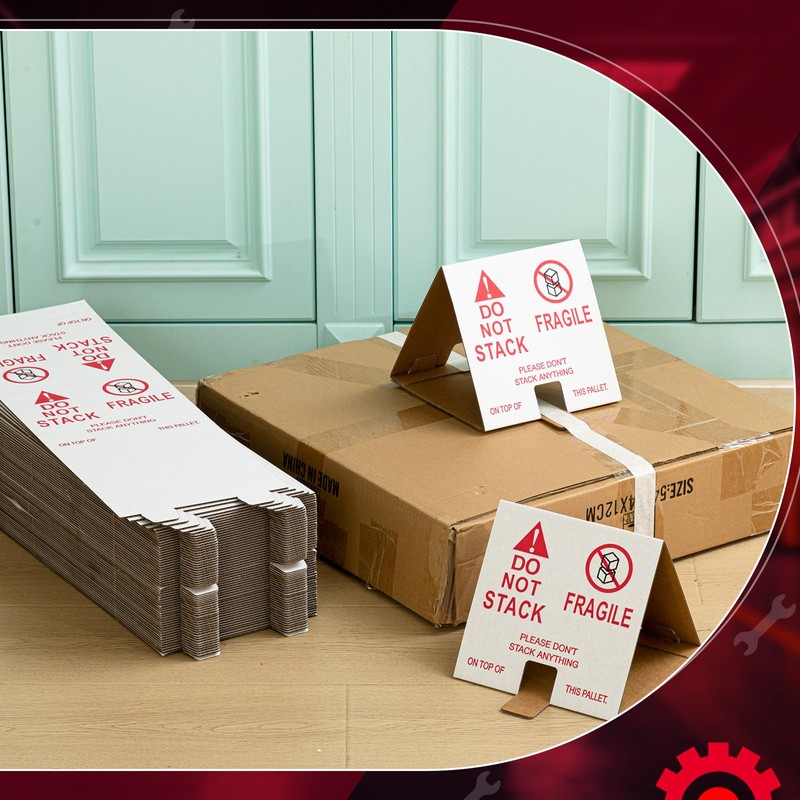 Dunzoom 60 Pcs Do Not Stack Pallet Cones 8 x