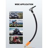 LUMITECO Tire Inflator Hose Adapter with 360-Degree Swivel Tire Air