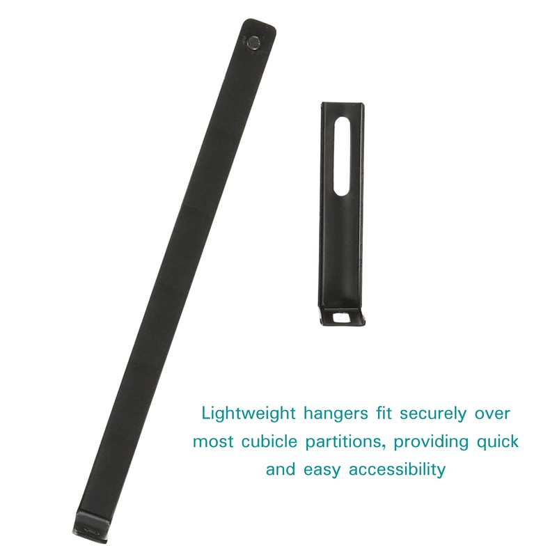 1InTheOffice Cubicle Hangers, Adjustable, 4/Pack