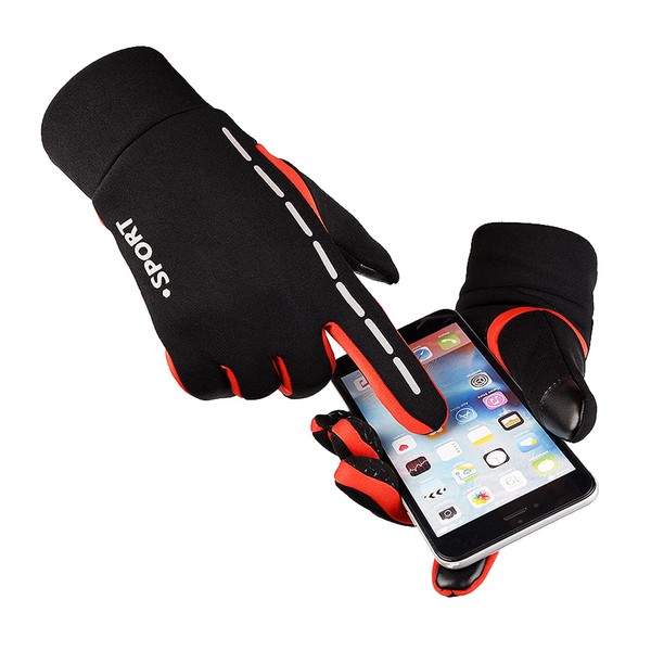 AFIT Winter Gloves Windproof Full Finger Touchscreen Gloves Warm Gloves