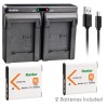 Kastar NP-BN1 BC-CSN Battery or Dual Charger for Sony Cyber-shot