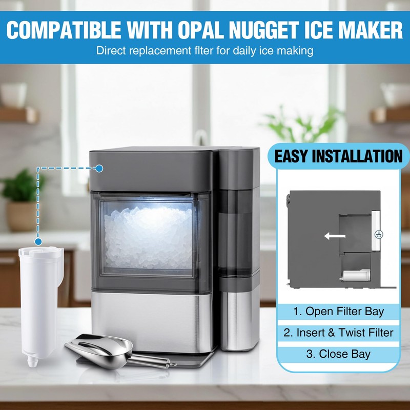 Gulfmew Ice Maker Maintenance Kit Compatible with GE Opal Nugget