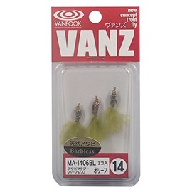 VANFOOK MA-1406BL #14 Abalone Maraboo (Barbless)