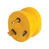 Camco 55232 30 Amp Male/15 Amp Female Adapter with Indicator