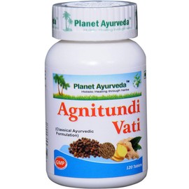 Generic Agnitundi Vati Tablets - 120 Tablets (Pack of 2)