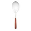 MACKENZIE-CHILDS Everyday Serving Spoon, Stainless-Steel Spoon for Cooking, Leather