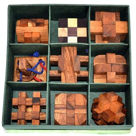Knobelholz.de Paper set 9 puzzles.