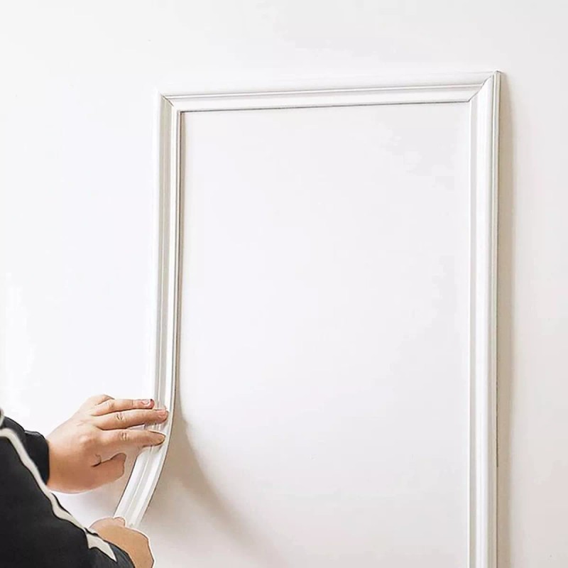 TENDER LIHOME Moldura Tira Decorativa Pared Autoadhesiva Marco Flexible 5m
