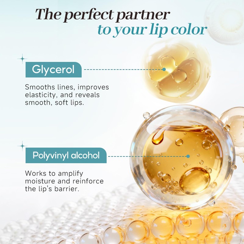 2Pcs Cooling Peel Off Lip Mask,Clear Lip Balm Gentle Exfoliator
