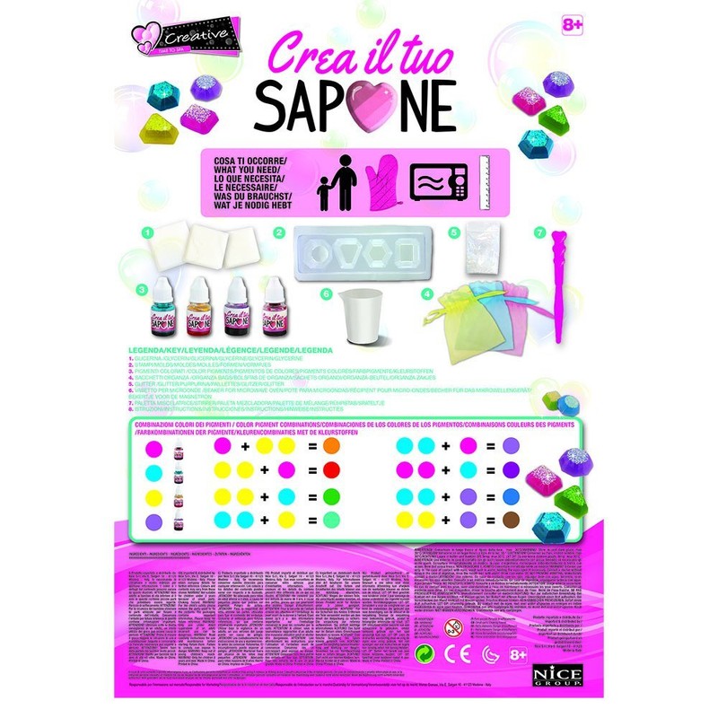 Nice Group PWS-19673 Creative Soaps, Mehrfarbig