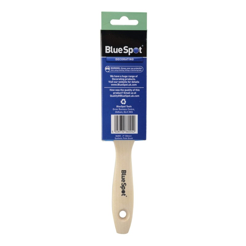 Blue Spot Tools 36004 2" (50mm) Synthetic Paint Brush With