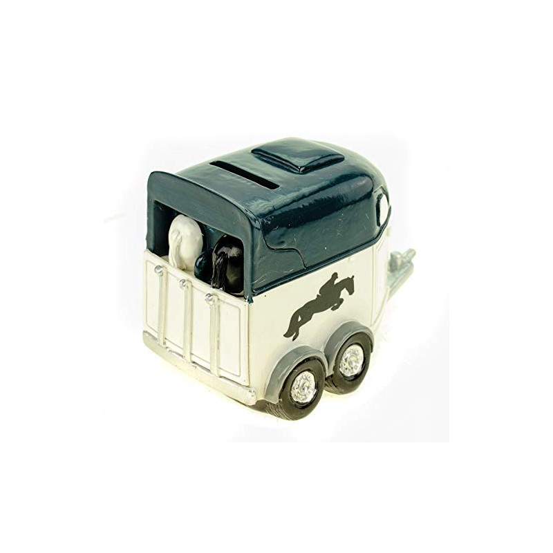 Wurm KG Beautiful money box, money box, horse trailer, made