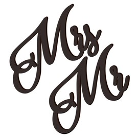 ORFOFE 1set Wedding Chair Signs for Bride and Groom Elegant Ceremony Decor Ribbon for Weddings Bridal Showers and Engagement Celebrations