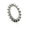 Hippo Hardware M2 (2mm) External Toothed Shakeproof Lock Washers Serrated