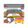 WORLD'S GREATEST LICENSE PLATES! 6"X12" METAL "SAVE THE MANATEE" SEASHORE