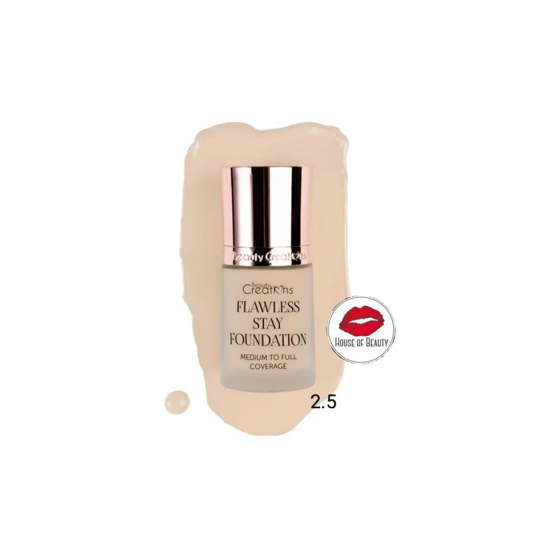 Base De Maquillaje Flawless Stay Beauty Creations Flawless Tono 2.5