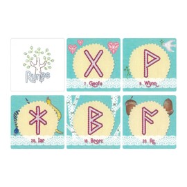 Anglo-Saxon Rune Cards | FCM | 22 Cards with Japanese Keyword List