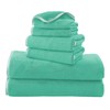 TENSTARS Luxury Silk Hemming Towel Set - Light Thin Quick