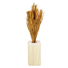 [A&K] Gold Kanto Style Kojin Pine Sakaki Stand Set, No Artificial Flowers, Preserved Kojin Pine, Sanho Pine, Sanho Kojin, Fudo Myoo, Kamado Kamato, Original, Made in Japan, Handmade, Do Not Wither,
