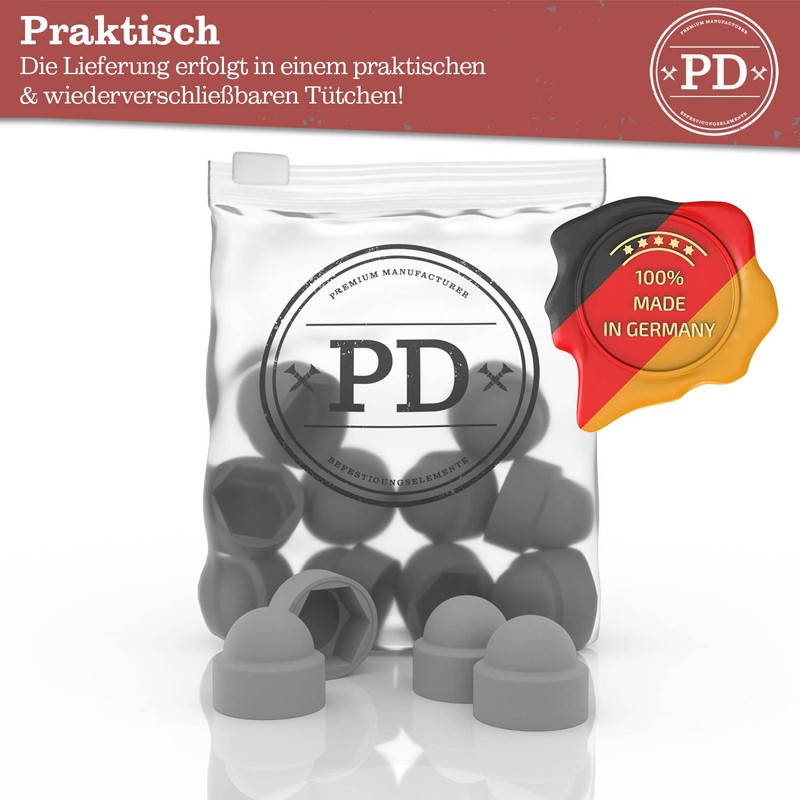 PD® Hexagonal protective caps M8 (wrench size 13) - cover