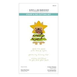 Deck The Paws Clear Stamp & Die Set from The Merry Mischief Collection