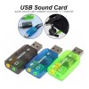 EG Tarjeta De Sonido Usb 5.1 Canales 3d Plug Andplay