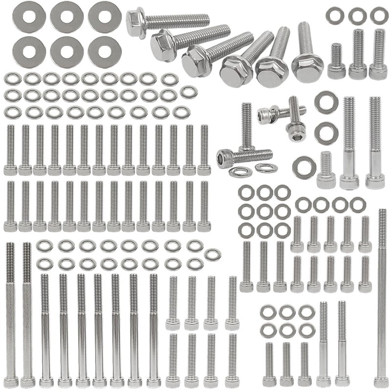 BIGLKNM Raptor Bolts and Nuts Fit for Yamaha 2006 &