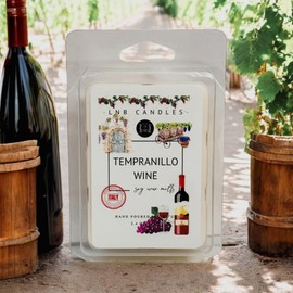 3 PACK Tempranillo Wine Scent Wax Melt Made In USA Fragrance Melts Tarts Luxury Premium Soy 3 2.4 ox Clean Ingredients Essential Oils Hand Poured Cubes Long Lasting Strong