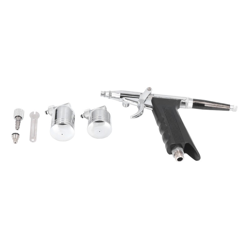 Air Paint Spray Gun Dual Action Trigger Gravity Feed Airbrush