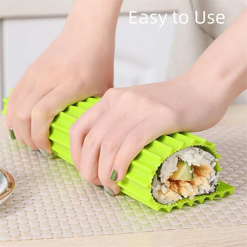 LIUHUIZEYU Kitchen Sushi Rolling Mat, Non Stick Sushi Making Mat,