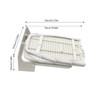 TITIDU Wall Mounted Ironing Board Space Saver Foldable 180°Swivel Ironing