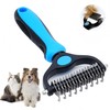 EON PETCHAIN Pet Beauty Brush, Dog and Cat Brush Double