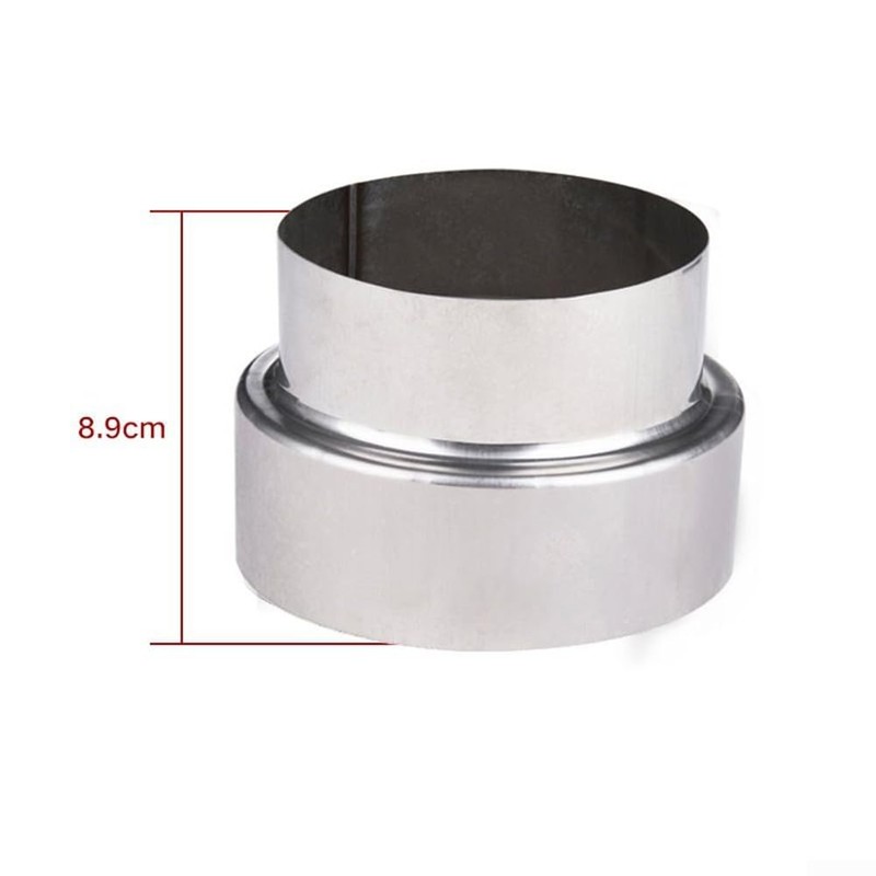 Stainless Steel Smoke Connector Liner Reducer Pipe Connector Chimney Adapter