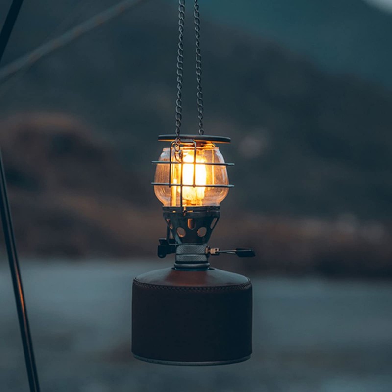 Campingmoon Camping Gas Lantern Portable Gas Lamp Piezo Ignition with