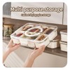 Divided Snackle Box Container - 8 Compartments serving tray with