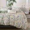TISPLR Floral Comforter Set King 3 Pieces Soft Cotton Bedding